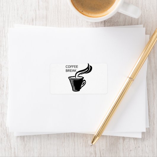 Étiquette Pause café (En situation)