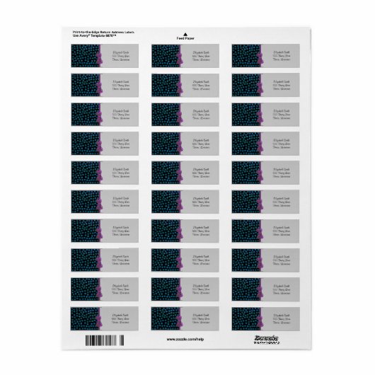 Étiquette Paws Bleus, Patrouilles Parties scintillant, Parti (Feuille entière)