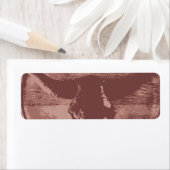 Étiquette Pays Ouest Longhorns Bull Skull Cowboy Cadeaux (En situation)