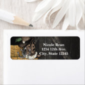 Étiquette Pays Ouest Rustic Barn Invitation (En situation)