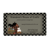 Étiquette Pays Primitif Salon House Crow Expédition (Devant)