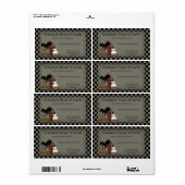 Étiquette Pays Primitif Salon House Crow Expédition (Feuille entière)