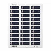ÉTIQUETTE PAYS RUSTIQUE DE LA MARINE ADRESSE DE MAISON D'OIS (Feuille entière)