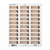 Étiquette Pays Western Barbed Wire (Feuille entière)