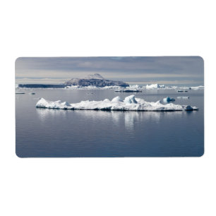 Étiquette Paysage antarctique