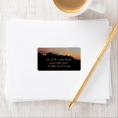 Étiquette Paysage d'Elkridge Sunset Maryland (En situation)