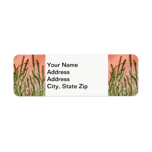 Étiquette Paysages de campagne et vues pittoresques sujet ru (Devant)