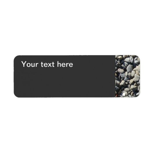 Étiquette Pea Gravel Basalt (Devant)