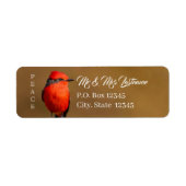 Étiquette Peace Bird Return Address Labels (Devant)