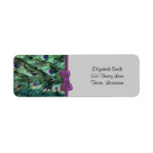 Étiquette Peacock, Paon, Peacock Tail, Plumes (Devant)