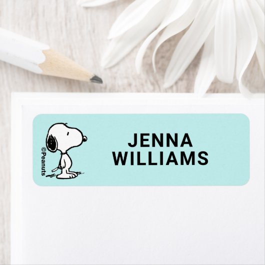 Étiquette Peanuts | Snoopy (En situation)