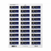 Étiquette Pêche à la mouche (Feuille entière)