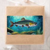 Étiquette Pêche à la truite (En situation)