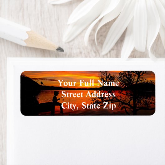 Étiquette Pêche au soleil (En situation)