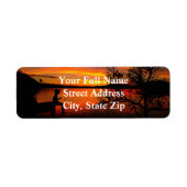 Étiquette Pêche au soleil (Devant)