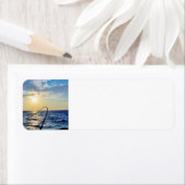 Étiquette Pêche sur l'eau onde (En situation)