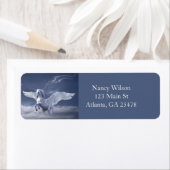 Étiquette Pégase en vol (En situation)