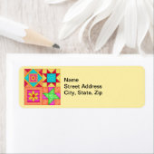 Étiquette Peinture colorée (En situation)