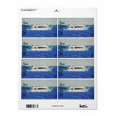 Étiquette Peinture de bateau (Feuille entière)