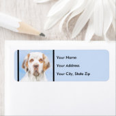 Étiquette Peinture de l'espagne de combre - jolie art origin (En situation)