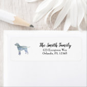 Étiquette Peinture de levure de chien Labrador (En situation)