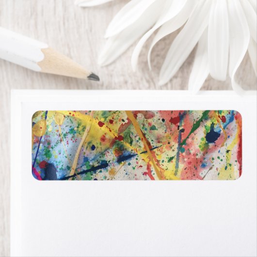 Étiquette Peinture de plaque (En situation)