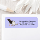 Étiquette Peinture de rat pour animaux (En situation)