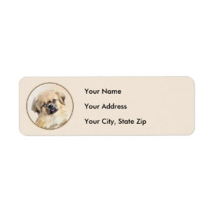 Étiquette Peinture d'espagne tibétaine - jolie art original