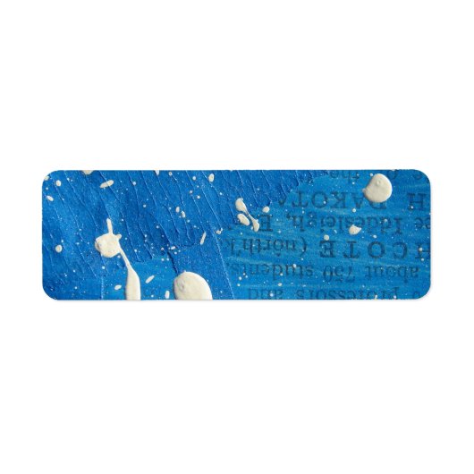 Étiquette Peinture mixte Abstraite (Devant)