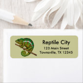 Étiquette Peinture numérique Panther Chameleon (En situation)