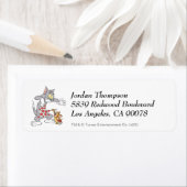 Étiquette Peinture Tom & Jerry Coeurs de Saint-Valentin (En situation)