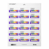 Étiquette Peintures (Feuille entière)