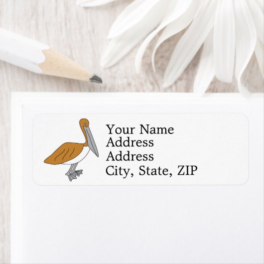 Étiquette Pélican (En situation)