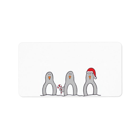 étiquette "Penguin Trio" (Devant)