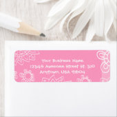 Étiquette Pense Rose Fille Henné Fleur Tatouage Mode (En situation)