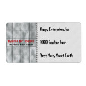 Étiquette Penser Pour Vous-Même (Devant)