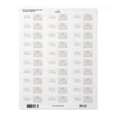 Étiquette Pensez à vous (Feuille entière)