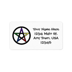 Étiquette Pentacle élémentaire