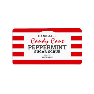 Étiquette Peppermenthe artisanale Sucre de canne sucre