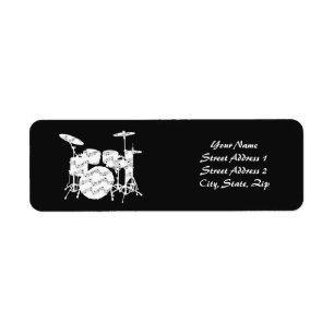 Étiquette Percussion tambour