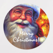Étiquette père Noël (Design 1)