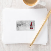 Étiquette Père Noël (En situation)