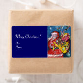 ÉTIQUETTE PÈRE NOËL AVEC CADEAUX (En situation)