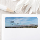 Étiquette Père Noël Barbara (En situation)