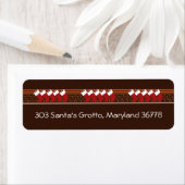 Étiquette Père Noël Christmas Stockings (En situation)