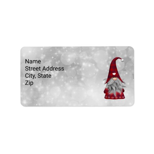 Étiquette Père Noël de Noël (Devant)