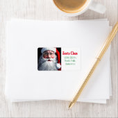 Étiquette Père Noël de Noël à l'ancienne (En situation)