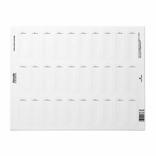 Étiquette Père Noël dit sauver les animaux rennes Noël (Feuille entière)