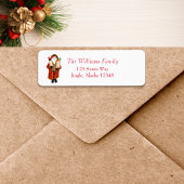 Étiquette Père Noël Drôle Apporte Le Noël Liquor