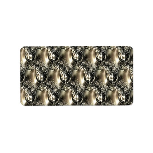 Étiquette Perles dorées (Devant)